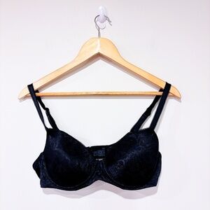 BALI Black Lace‎ Bra | Classic Underwire 36C Support Lingerie *